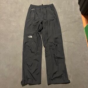 The North Face HyVent DT Black Rain Pants Womens Small Ripstop Waterproof Hiking